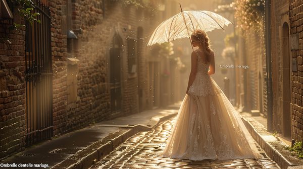 Ombrelle dentelle mariage : élégance et tradition